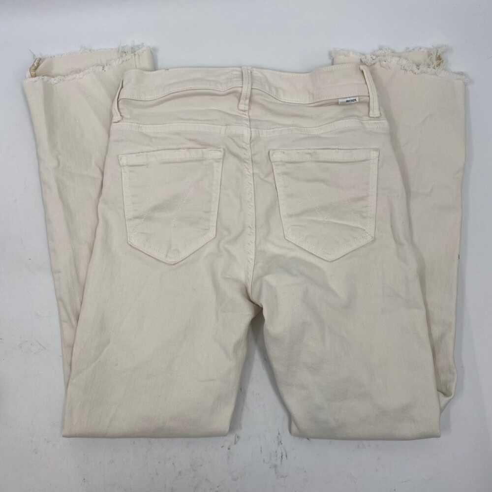 MOTHER Cream Insider Crop Step Fray Jeans | Women’s Regular 25 - Picture 8 of 11